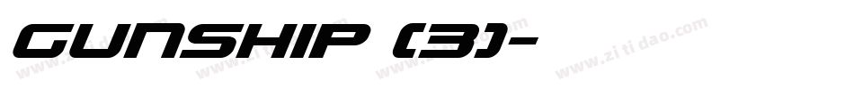 Gunship (3)字体转换